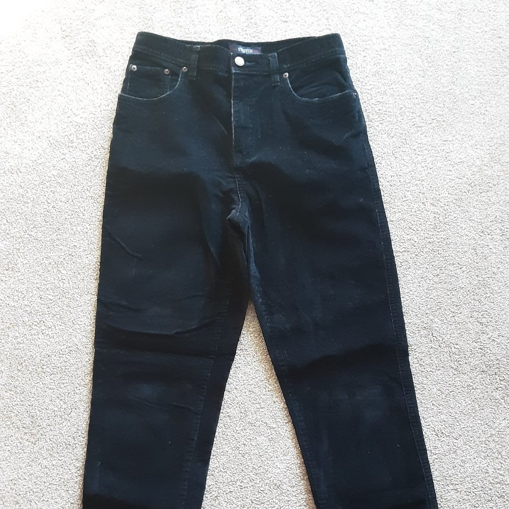 Bill Blass Black Cords, Size 8